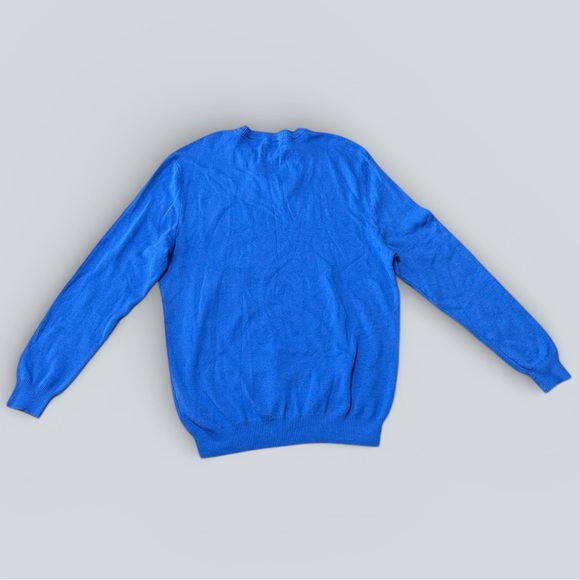 NWT Men’s Club Room V-Neck Sweater – Blue - Picture 3 of 6